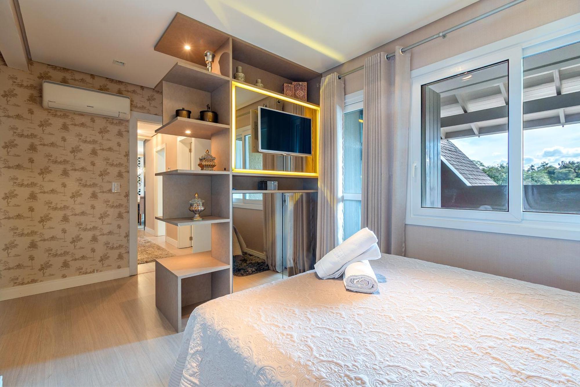 Luxuoso Apartamento Central Para 10 Pessoas Gramado Eksteriør bilde